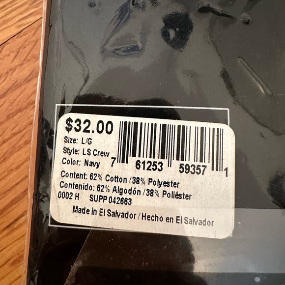 BVD classic Thermal long sleeve crew neck size L (a4 - Picture 6 of 6